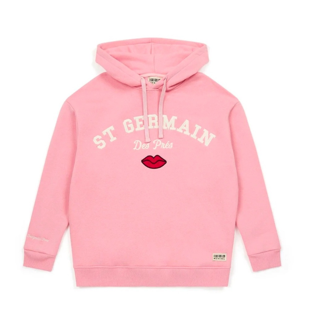 BONTON X SONIA RYKIEL ST GERMAIN DES PRÉS SWEATSHIRT PINK
